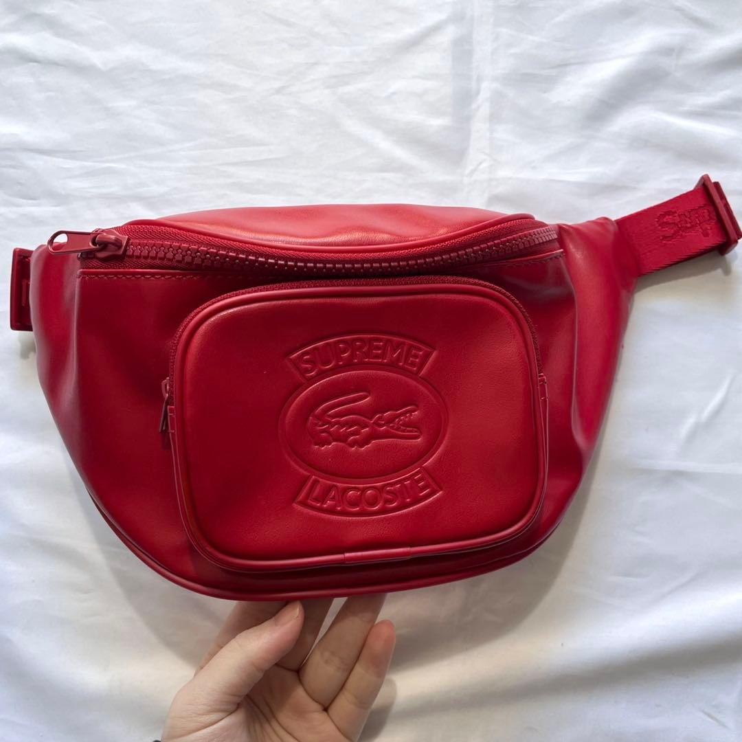 Supreme シュプリーム バッグ LACOSTE L!VE ウエストバッグ