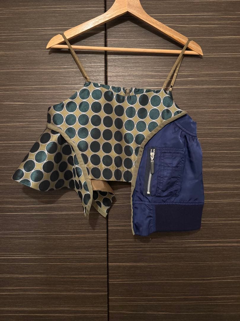 UN3D. ドット柄キャミソール