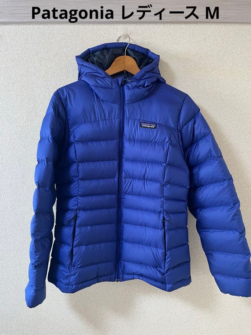 パタゴニア ダウン ジャケット アウター レディース M L 青 ブルー 中古・古着通販】Patagonia (パタゴニア) ダウンジャケット ブルー