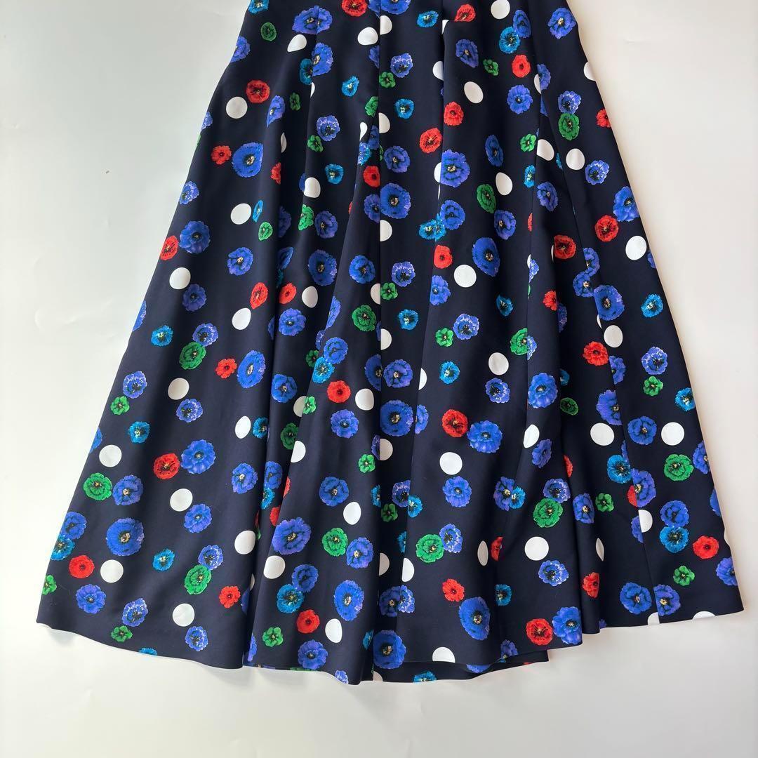 VERMEIL par iena ドット フラワープリントフレアスカート 花柄 - メルカリ