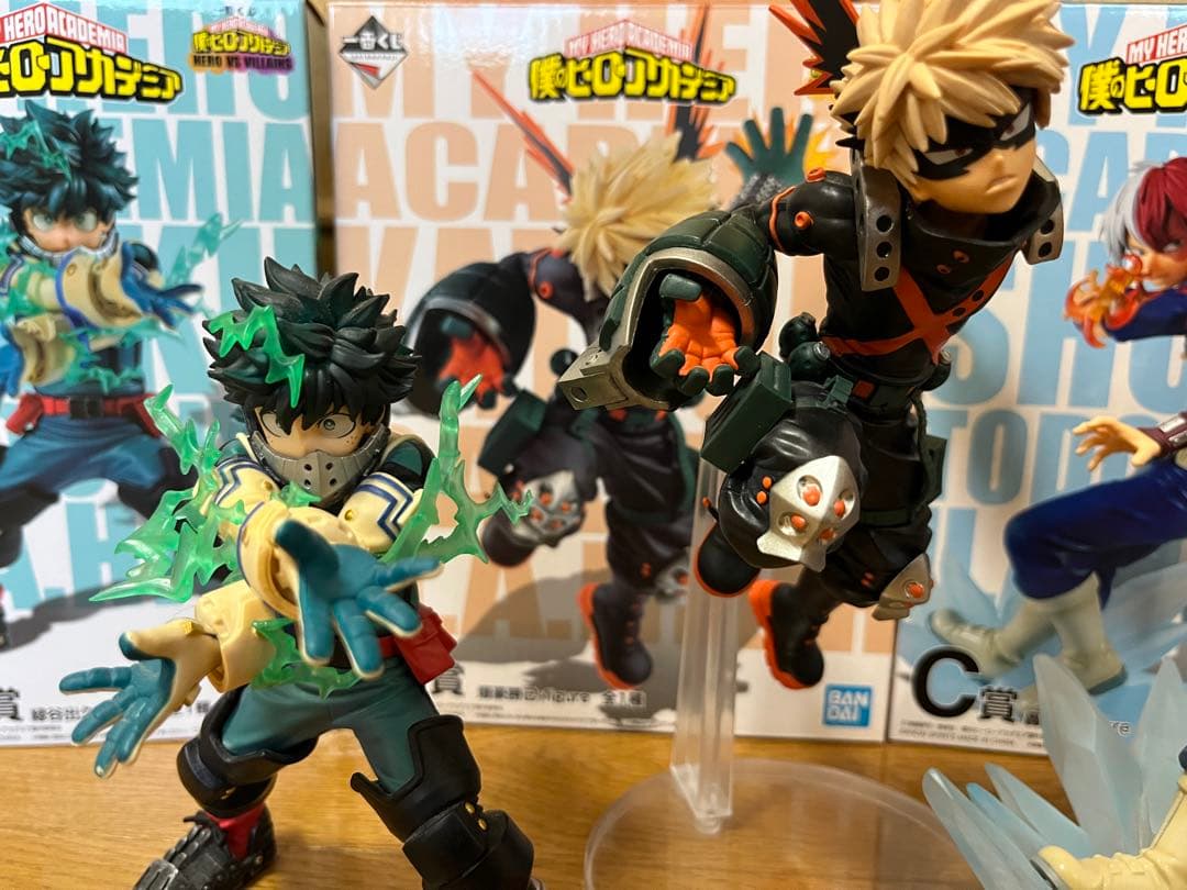 タイムセール！！バラ売可、セットお得！ヒロアカ1番くじフィギュア