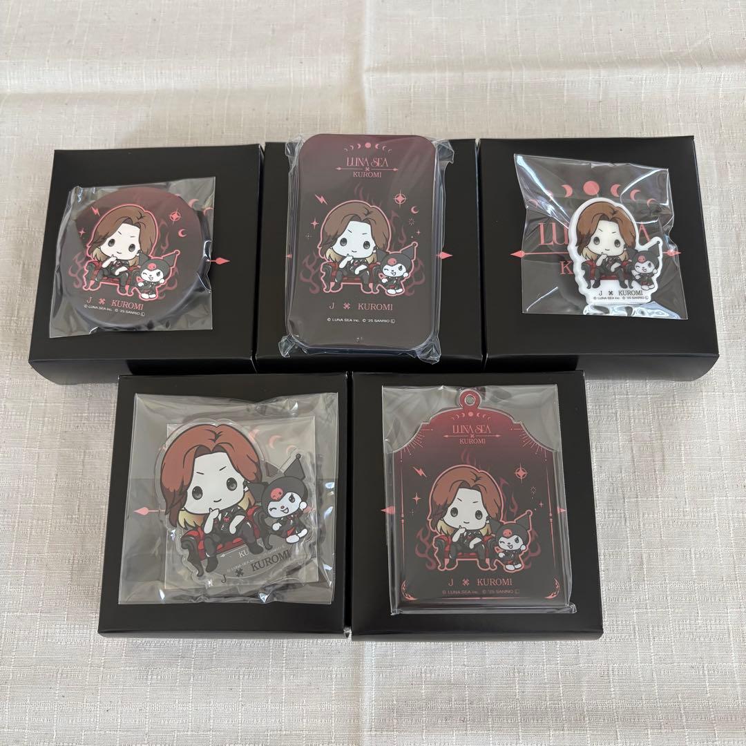 LUNA SEA × クロミちゃん (KUROMI) Jさん コンプリートセット