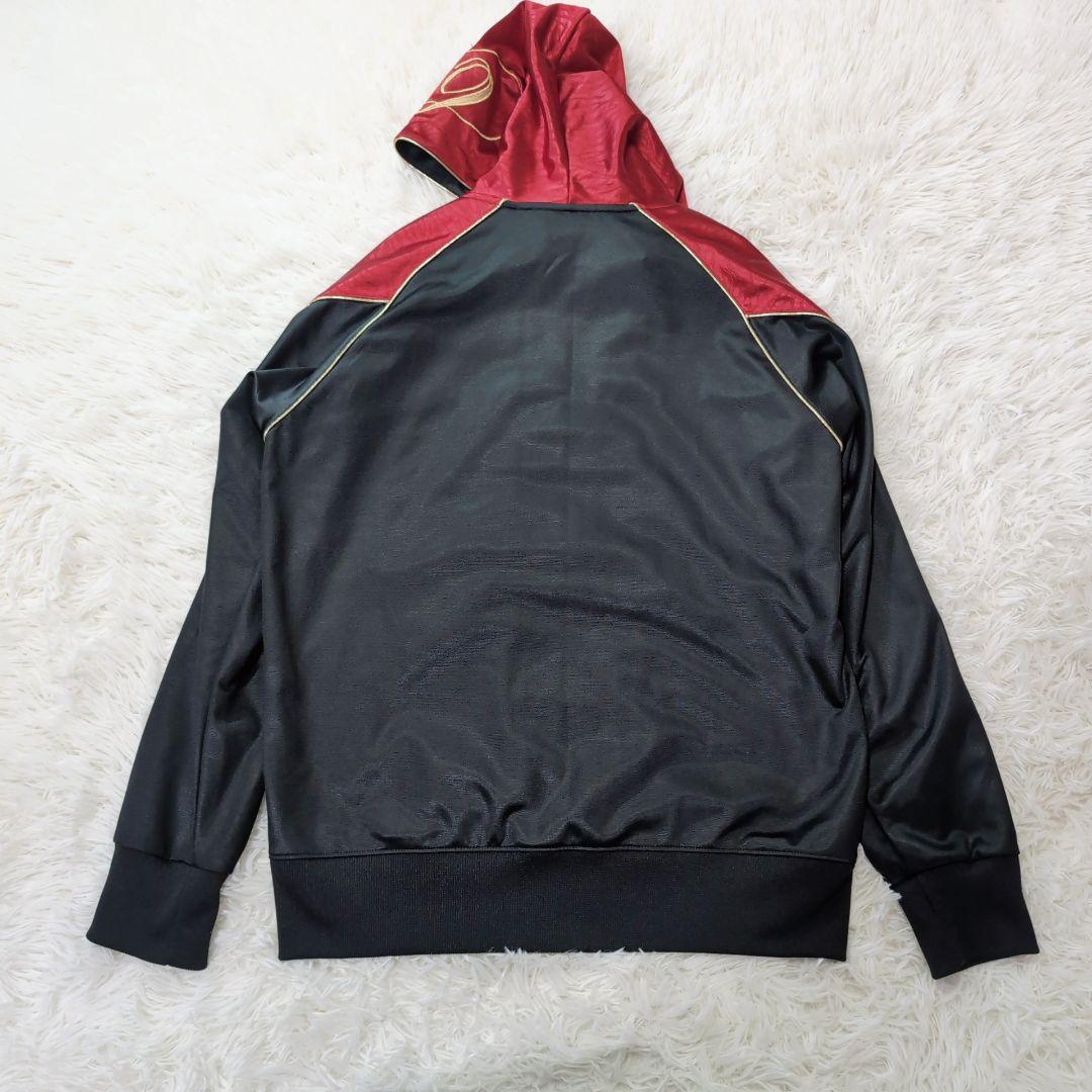 美品】希少魔裟斗モデル チャンピオン ジャージ 上下 刺繍 黒 赤 L