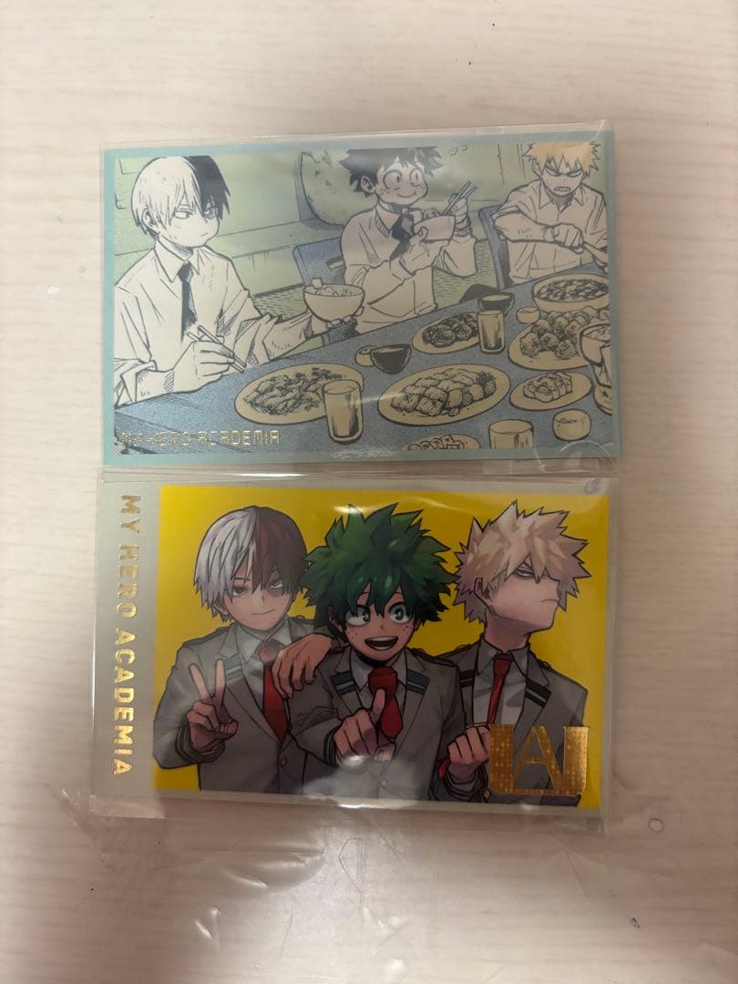 ヒロアカ 原画展 メモリアルコレクション 爆豪勝己 緑谷出久 轟焦凍