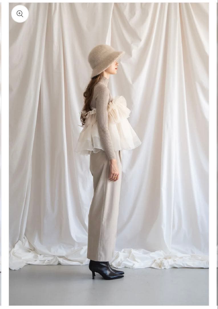 peplum tulle bustier Acka - メルカリ