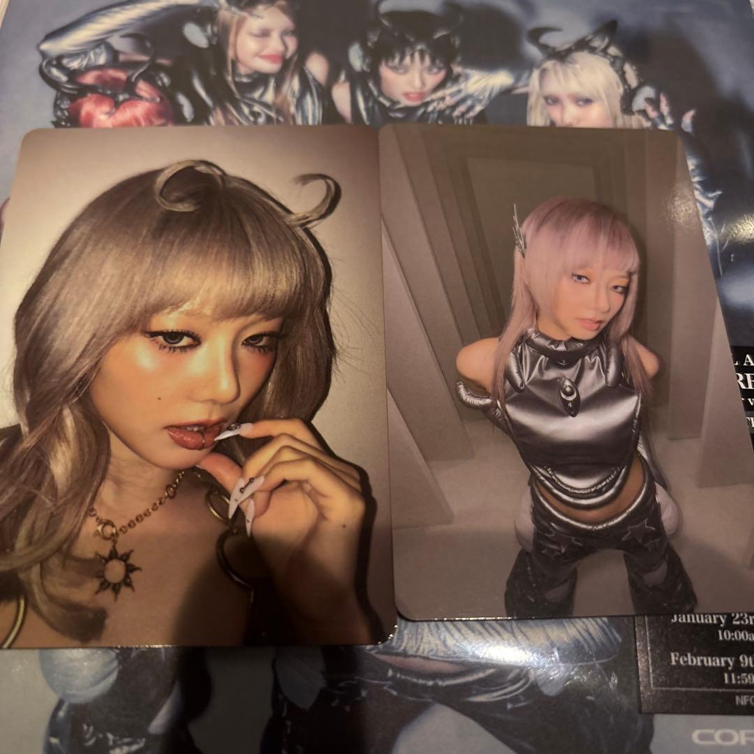 XG 渋谷 TSUTAYA ラキドロ トレカ　ヒナタ　2種　CDおまけ