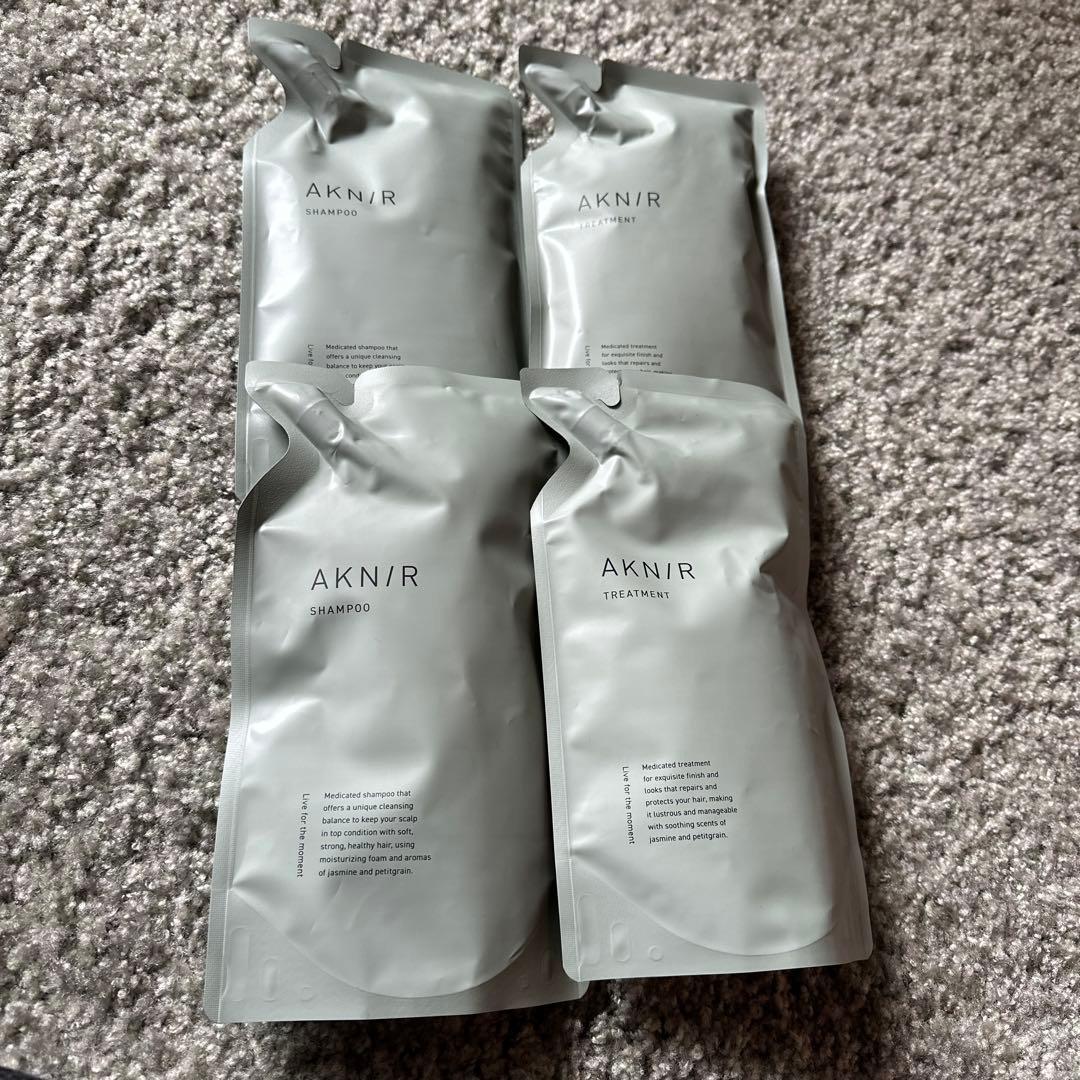 AKNIR シャンプー トリートメント 4パックセット