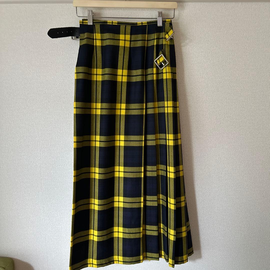 【いか様】オニールオブダブリン　キルトスカート　イエロー