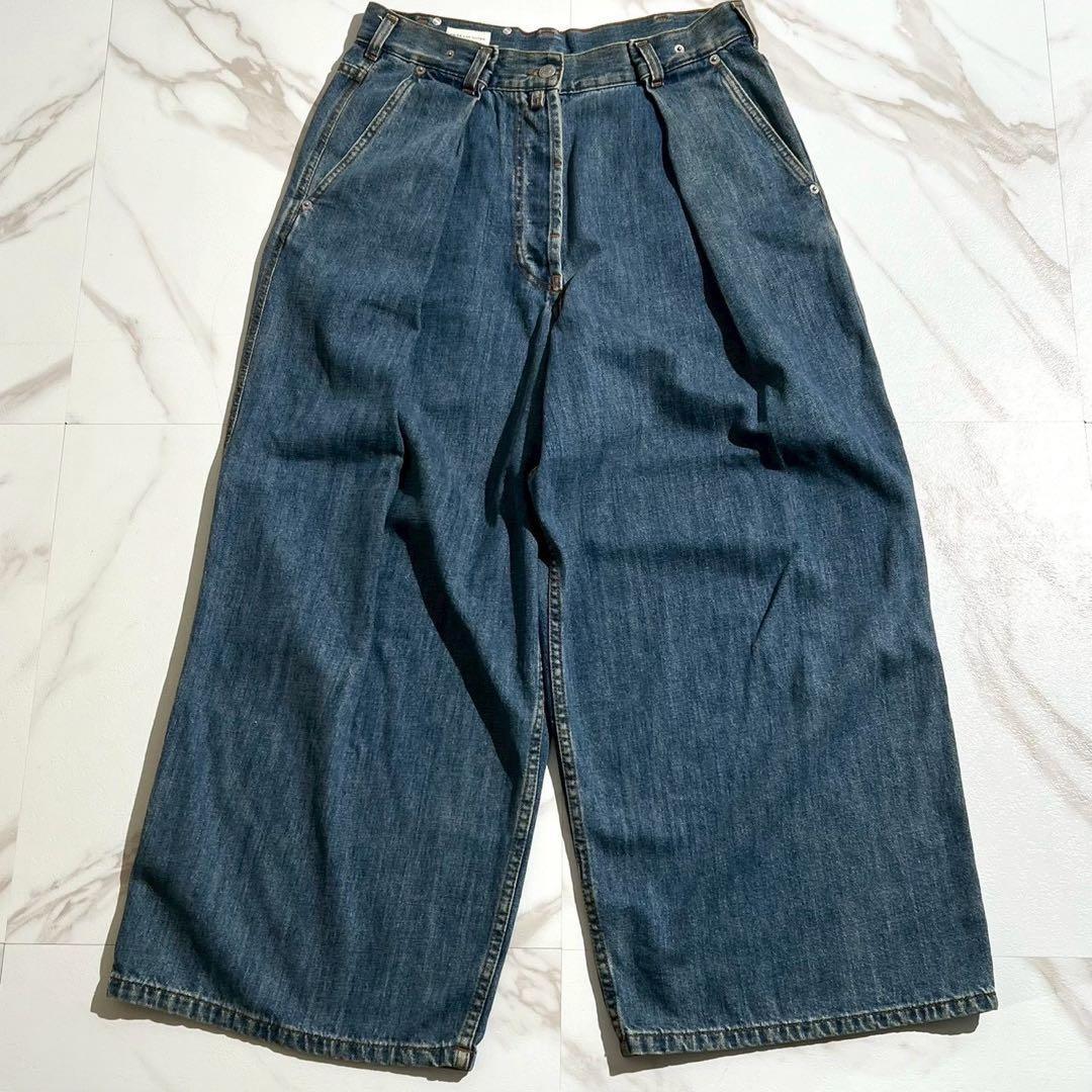 美品✨DRIES VAN NOTEN デニム mondaysuckerrr DRIES VAN NOTEN（ドリス ヴァン ノッテン） 24AW DENIM CHINO ロゴ