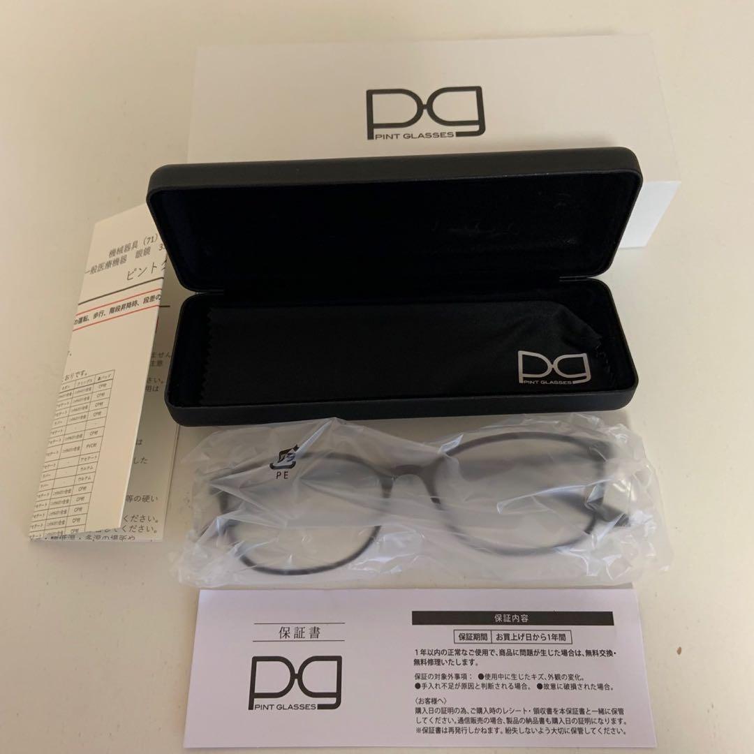 ピントグラス　新品・未使用　 中度レンズ　老眼鏡　PG-707-BK/T