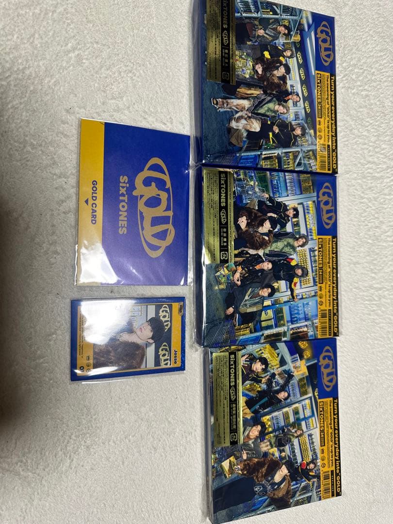 SixTONES GOLD 3形態特典有り - メルカリ