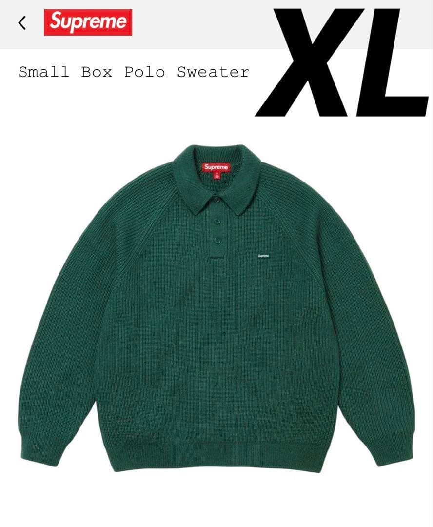 トップス Supreme Small Box Polo Sweater Green