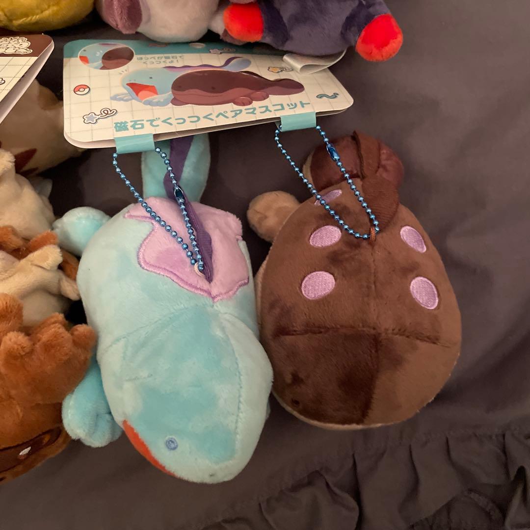 磁石でくっつくペアマスコット にたものどうし ポケモンセンター 6種