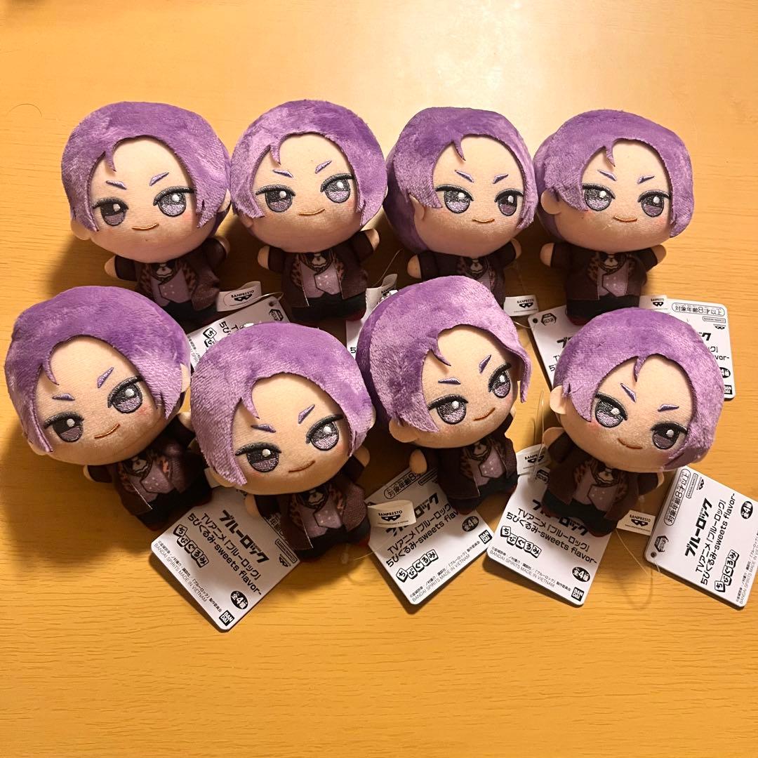 ブルーロック ちびぐるみ sweets flavor 御影 玲王 8体セット BANPRESTO（バンプレスト） 劇場版ブルーロック EPISODE 凪 ちびぐるみ