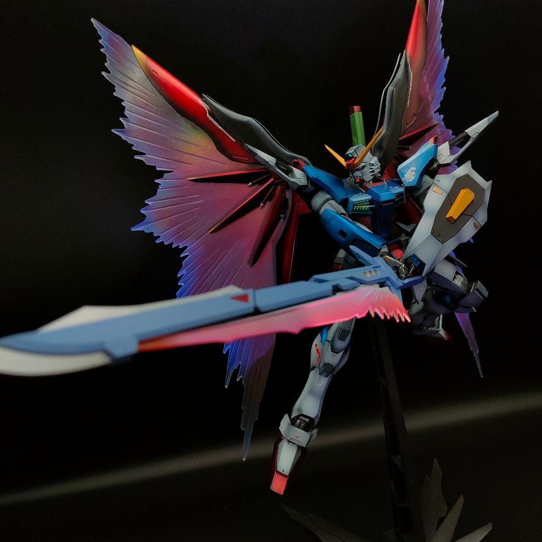 ガンダムSEED DESTINY　デスティニーガンダム　ガンプラMG 塗装完成品