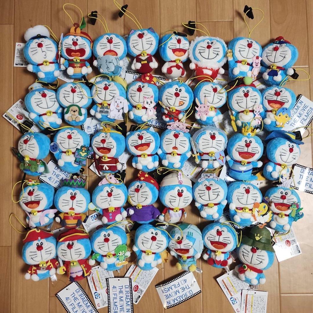 ドラえもん 映画 40周年記念 マスコット ぬいぐるみ　39点 セミコンプ　新品 ドラえもん 映画 40周年記念 マスコット ぬいぐるみ 39点 セミコンプ