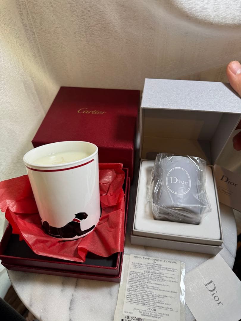 カルティエ ディオール 豪華キャンドル 未使用