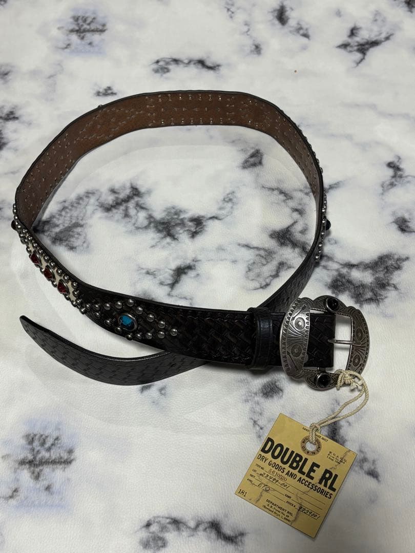 新品未使用品　RRL スタッズベルト