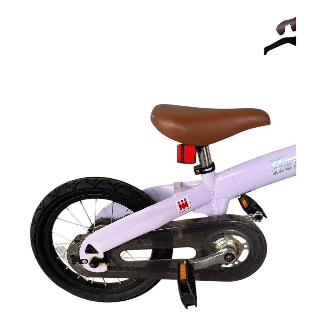 Henshin Bike へんしんバイク スタンド付12インチ パープル ピンク