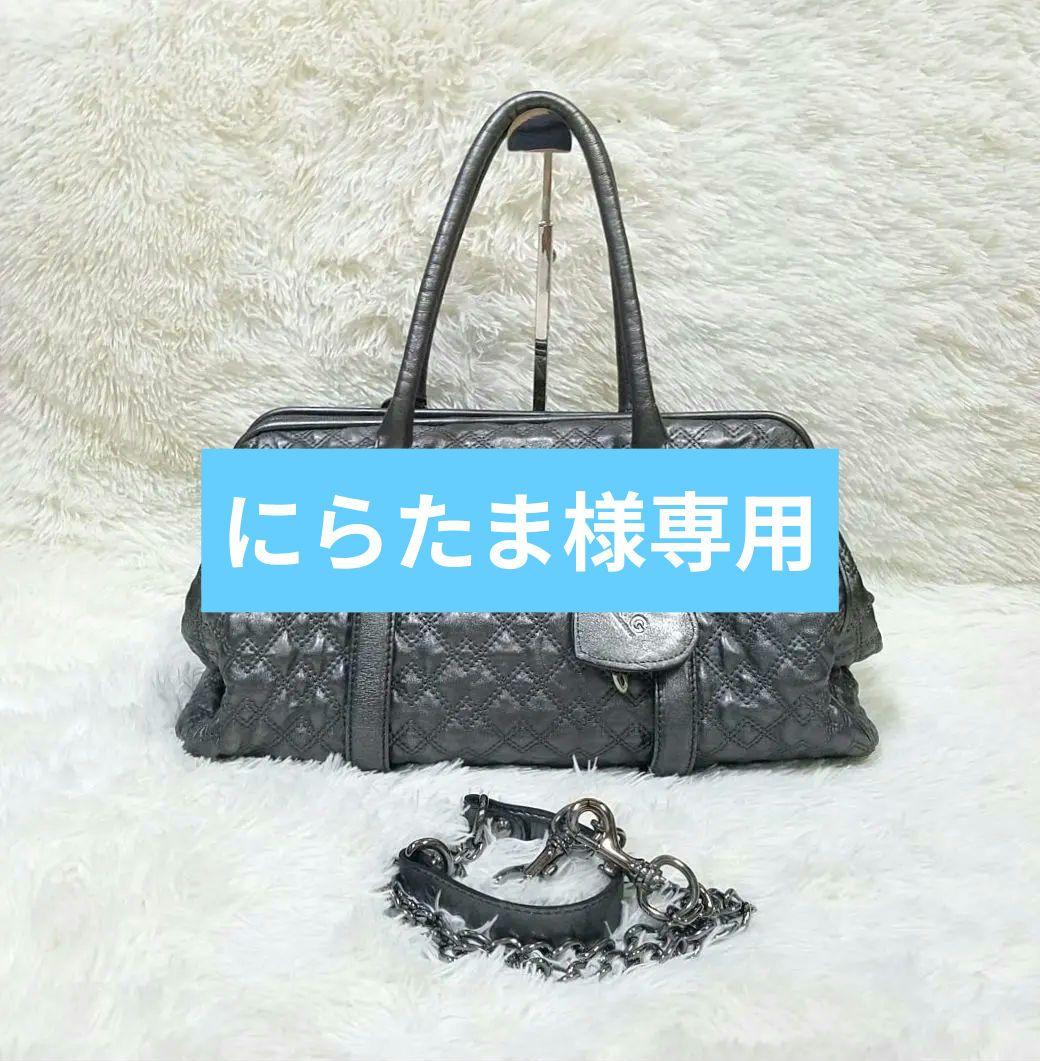 【美品・希少】DOLCE＆GABBANA ボストンバッグ 2way レザー