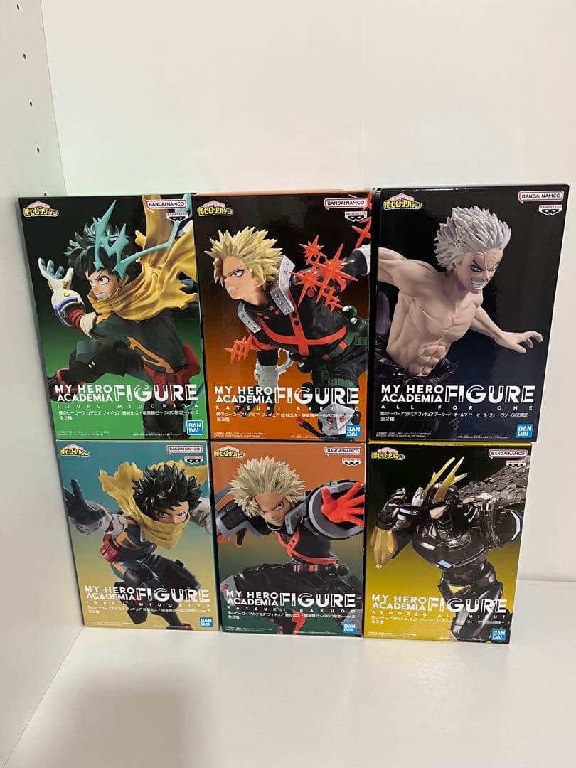 僕のヒーローアカデミア GIGO限定フィギュア 6体セット