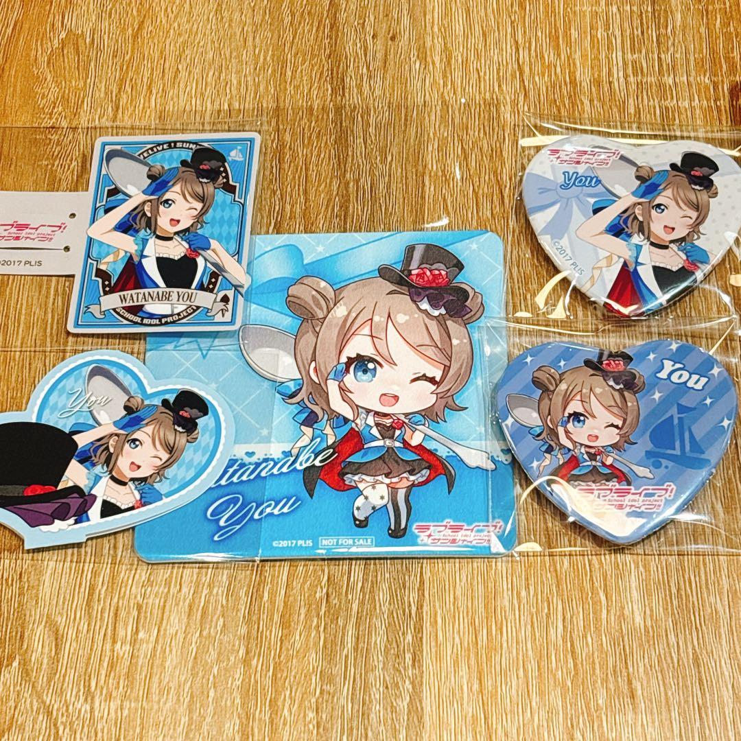 Aqours 渡辺曜 22カレー 缶バッジ コースター - メルカリ