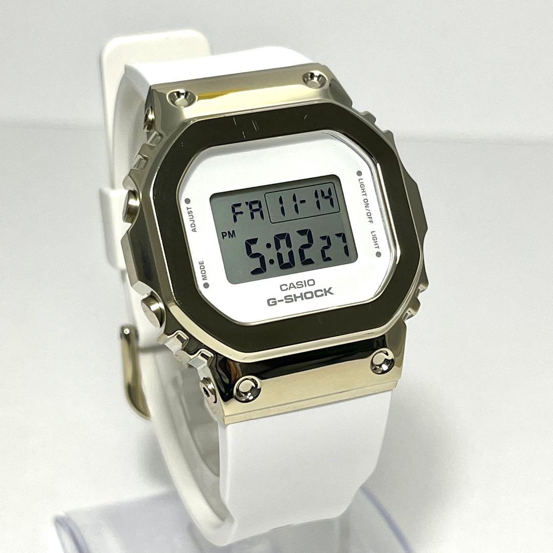美品✨ G-SHOCK GM-S5600 ホワイト デジタル レディース腕時計
