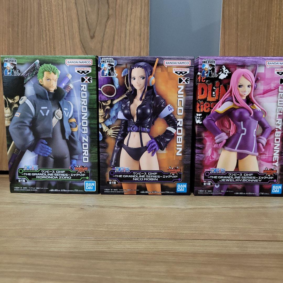 ONE PIECE ワンピース フィギュア エッグヘッド ゾロ&ロビン&ボニー