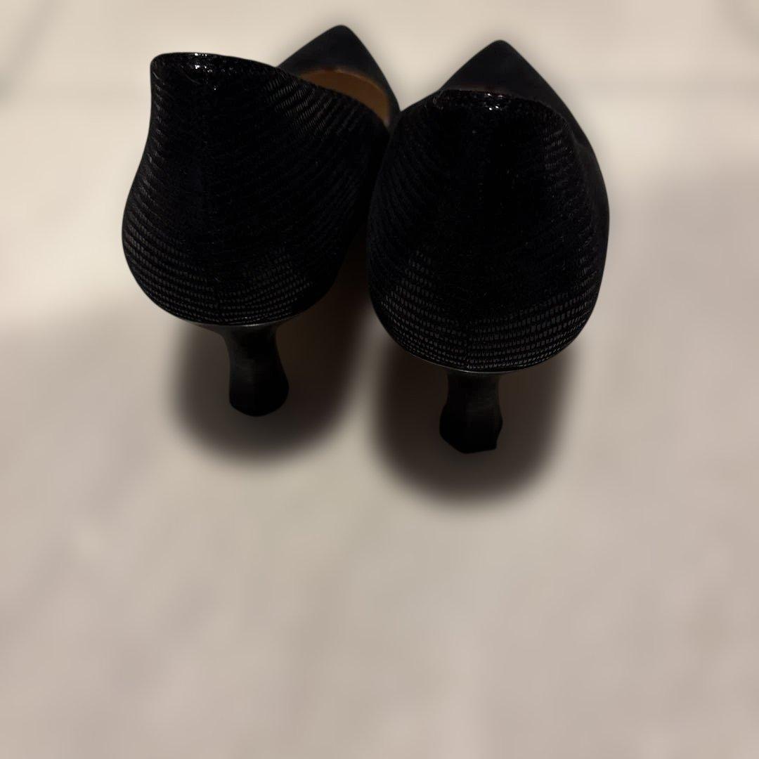 ヨシト　パンプス　黒　23.5cm