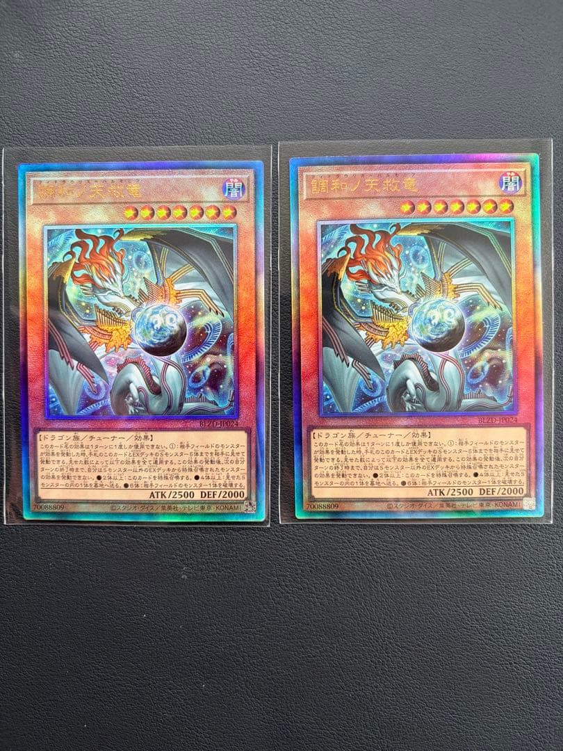 遊戯王OCG 調和ノ天救竜　レリーフ2枚 ブレイジングドミニオン　バラ売り可 遊戯王オフィシャルカードゲーム デュエルモンスターズ 遊戯王カード