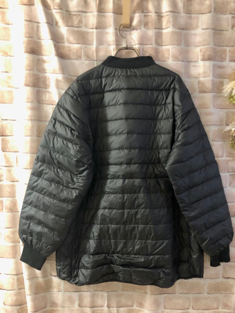 ドラッグストアーズ☆リバーシブルライトダウンブルゾン☆ブラック