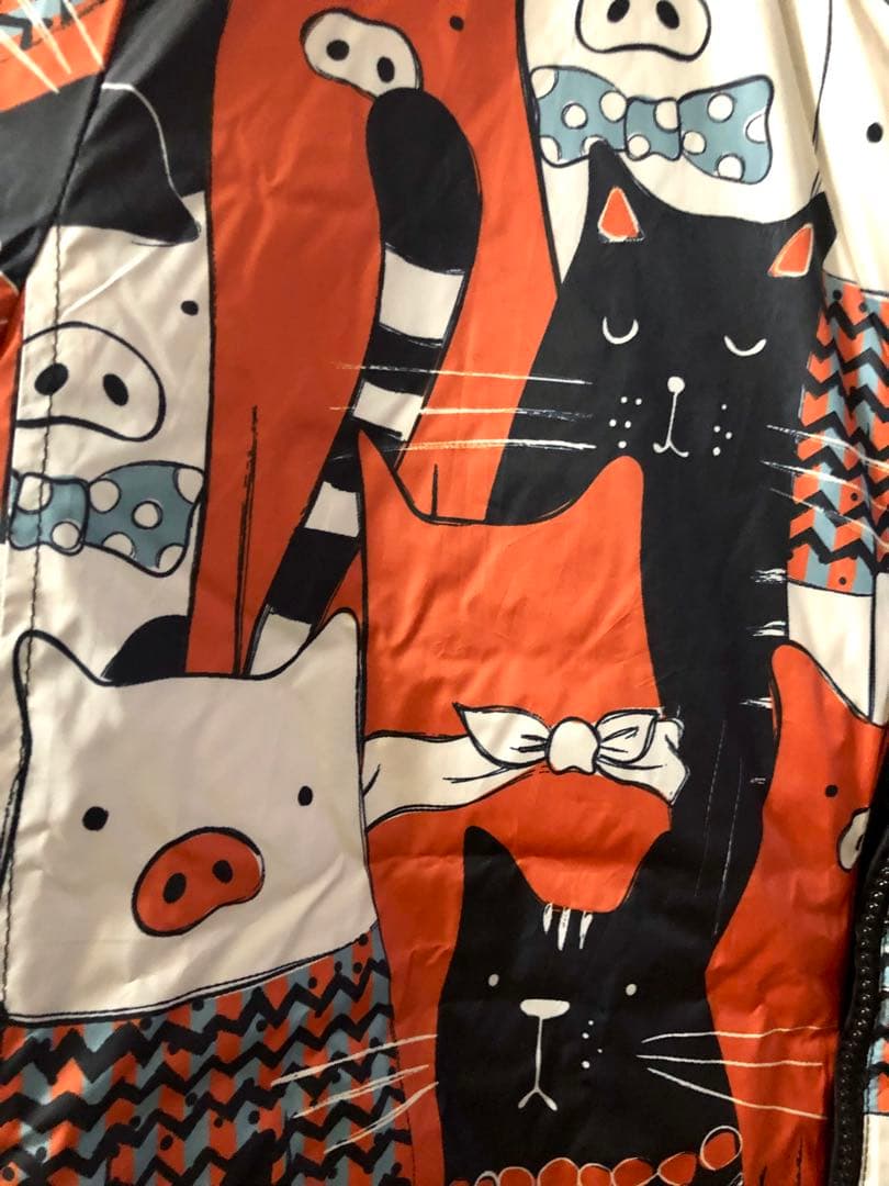 ドラッグストアーズ☆リバーシブルライトダウンブルゾン☆ブラック