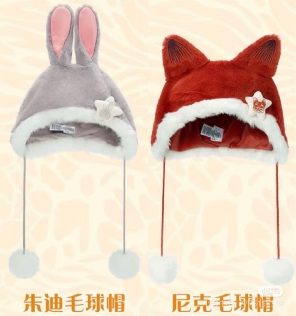 セール 上海ディズニ-ズートピア ニック&ジュディ ファンキャップ 2点