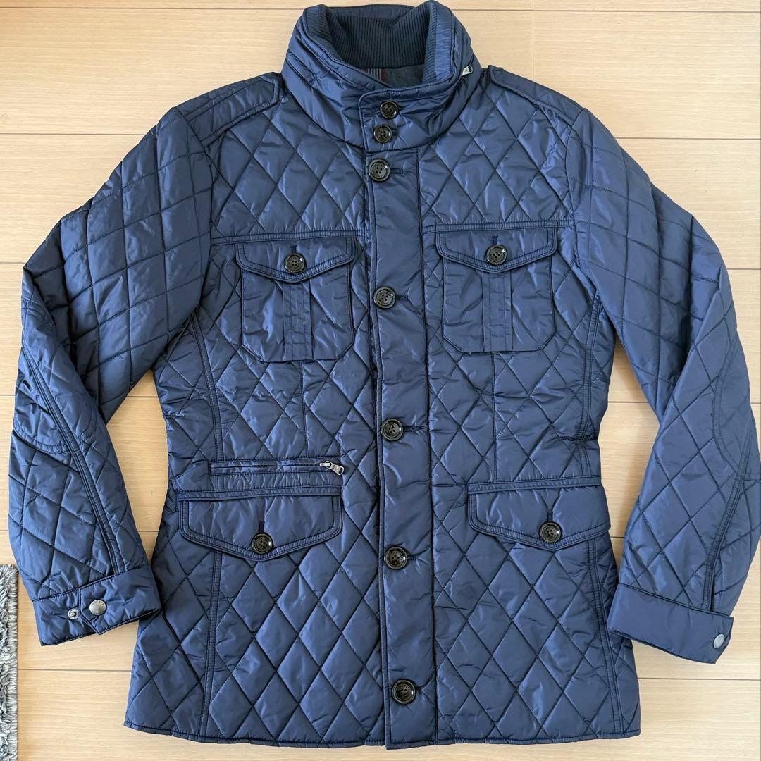 美品　hackett london キルティングジャケット　S ネイビー