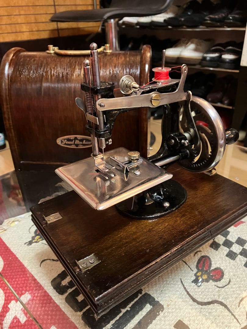 LEADチェーンステッチミシン◇小型単環ミシン◇アンティークミシン