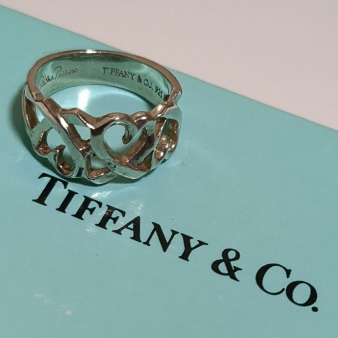Tiffany&Co. ティファニー トリプルラビングハート リング 925 - メルカリ