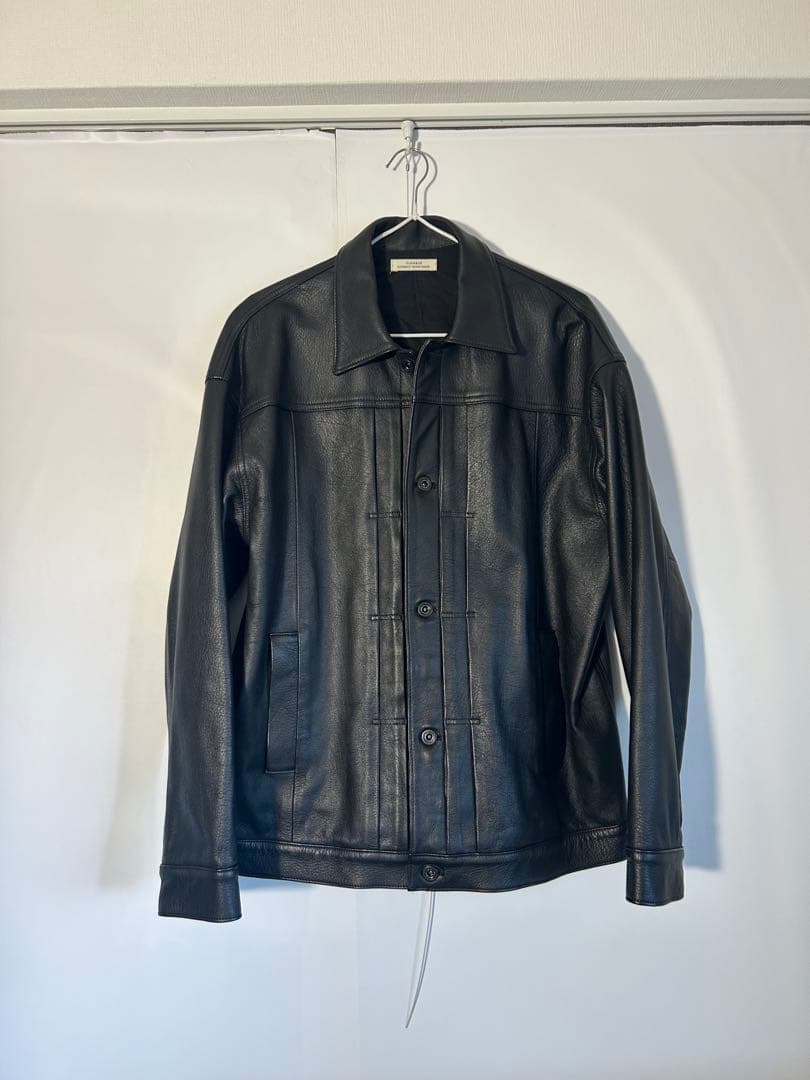 SLOW ディアスキン レザージャケット 鹿革 ブラック サイズ2 日本製