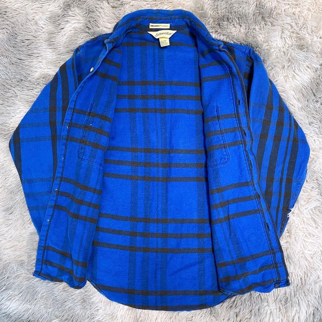 90's USA製】BIG MAC×St.JOHN'S BAY ヘビネル 青