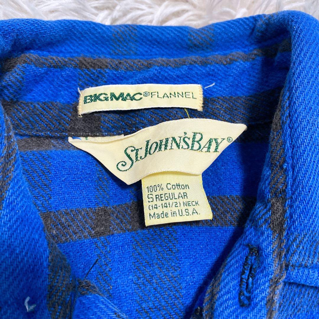 90's USA製】BIG MAC×St.JOHN'S BAY ヘビネル 青