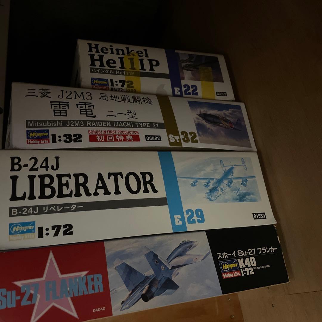 プラモデル飛行機セット(4体）