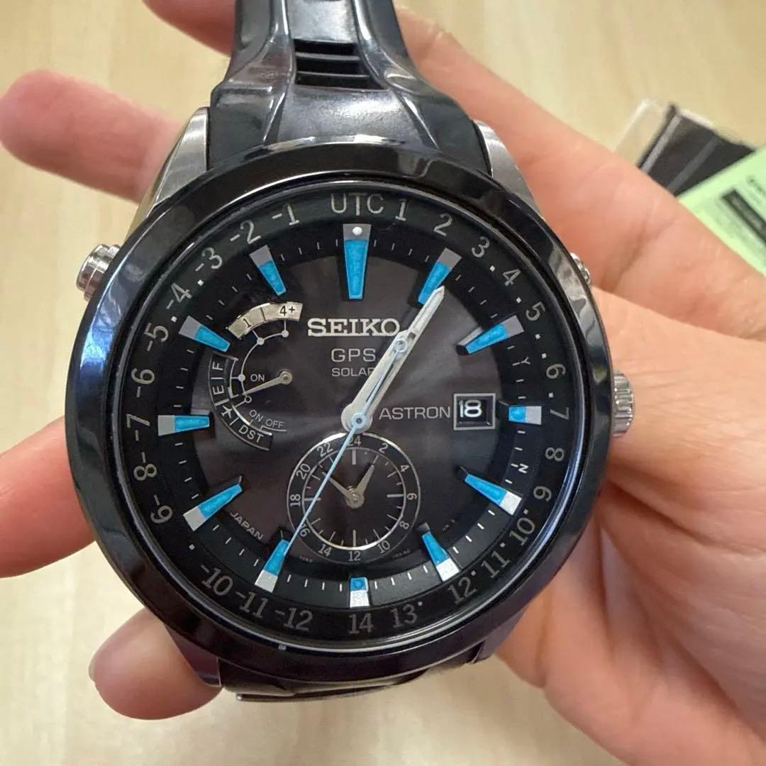 SEIKO ASTRON GPS SOLAR ブラック/ブルー