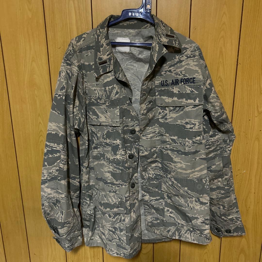 U.S. AIR FORCE 迷彩柄シャツ 38L 米軍 本物 実物 サバゲー