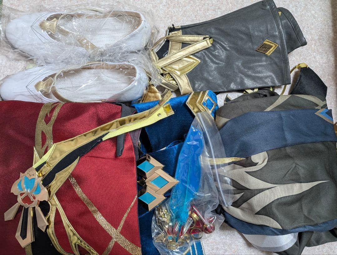 原神 カーヴェ コスプレ衣装 三分妄想 靴、ウィッグ、メラック付き