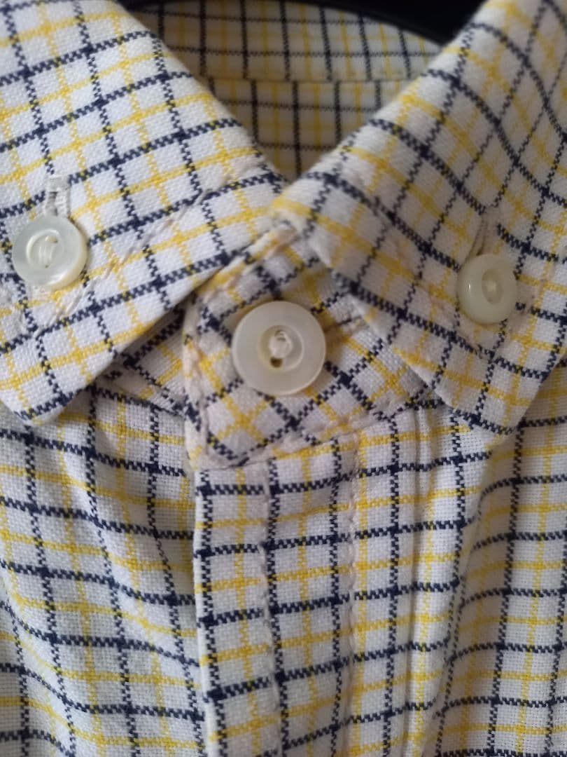 レアNUMBER (N)INEウィンドウペーンチェック☆ボタンダウン☆長袖