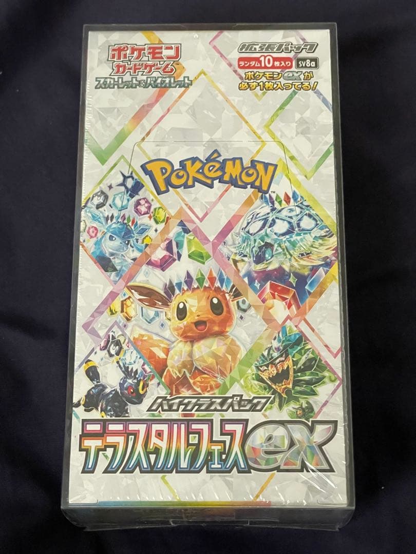 未開封 シュリンク付 ポケモンカードゲーム テラスタルフェス EX１箱