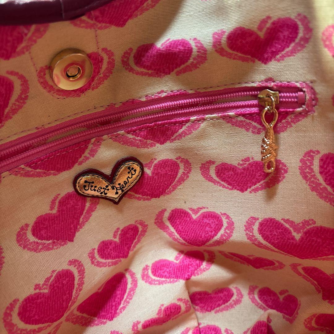 美品】シンクビー！ アニマルハート ハンドバッグ レオパード 希少