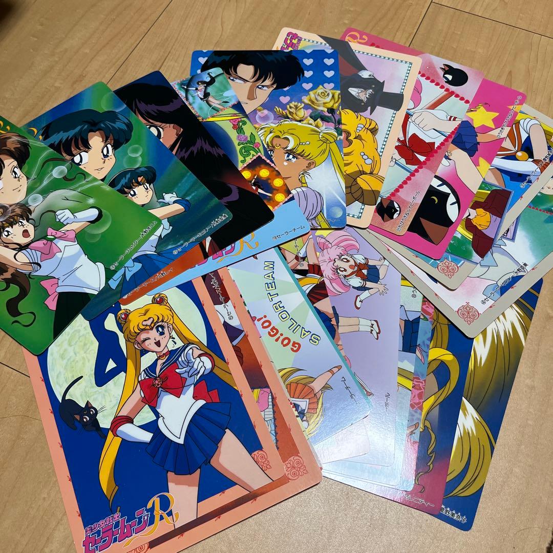 セーラームーン ジャンボカード　まとめ売り セーラームーン カード ジャンボカード 14枚セット 当時物 - メルカリ