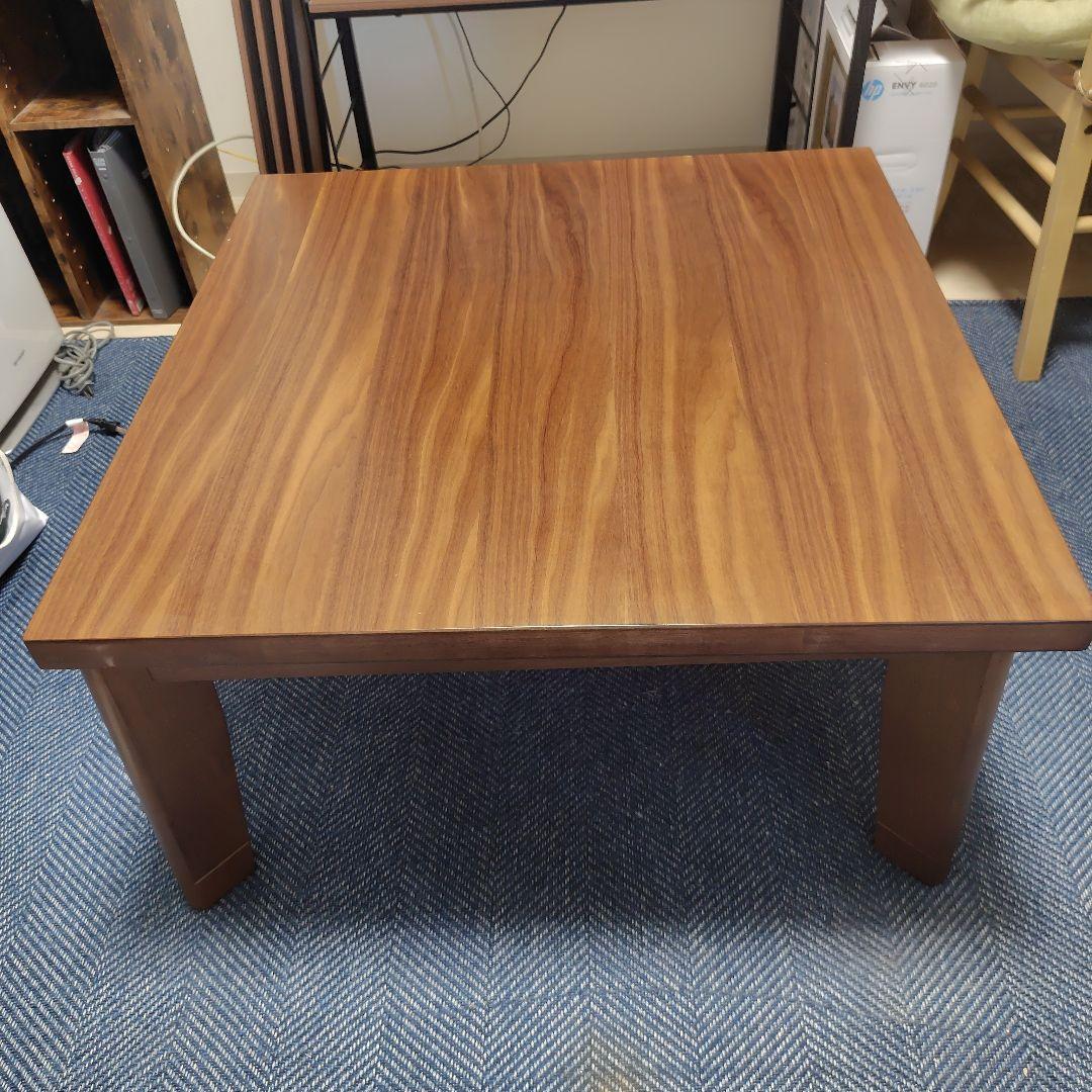 【ニトリ】木製ブラウン正方形こたつ