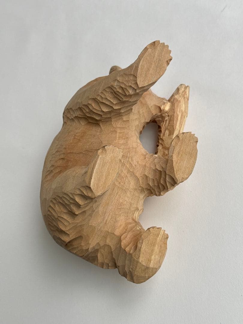 木彫り熊 上西捷敏 民芸品 工芸品 伝統工芸 アイヌ 八雲 レリーフ