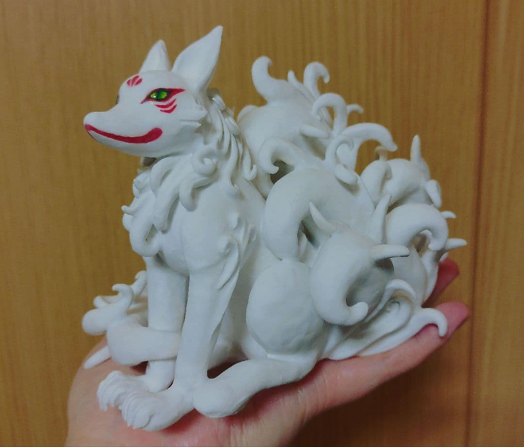 【九尾の狐】一点物 フィギュア 仏像